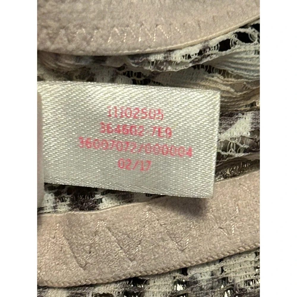 Victoria's Secret Pink lace bralette lightly lined Womens S Aztec halter bra EUC